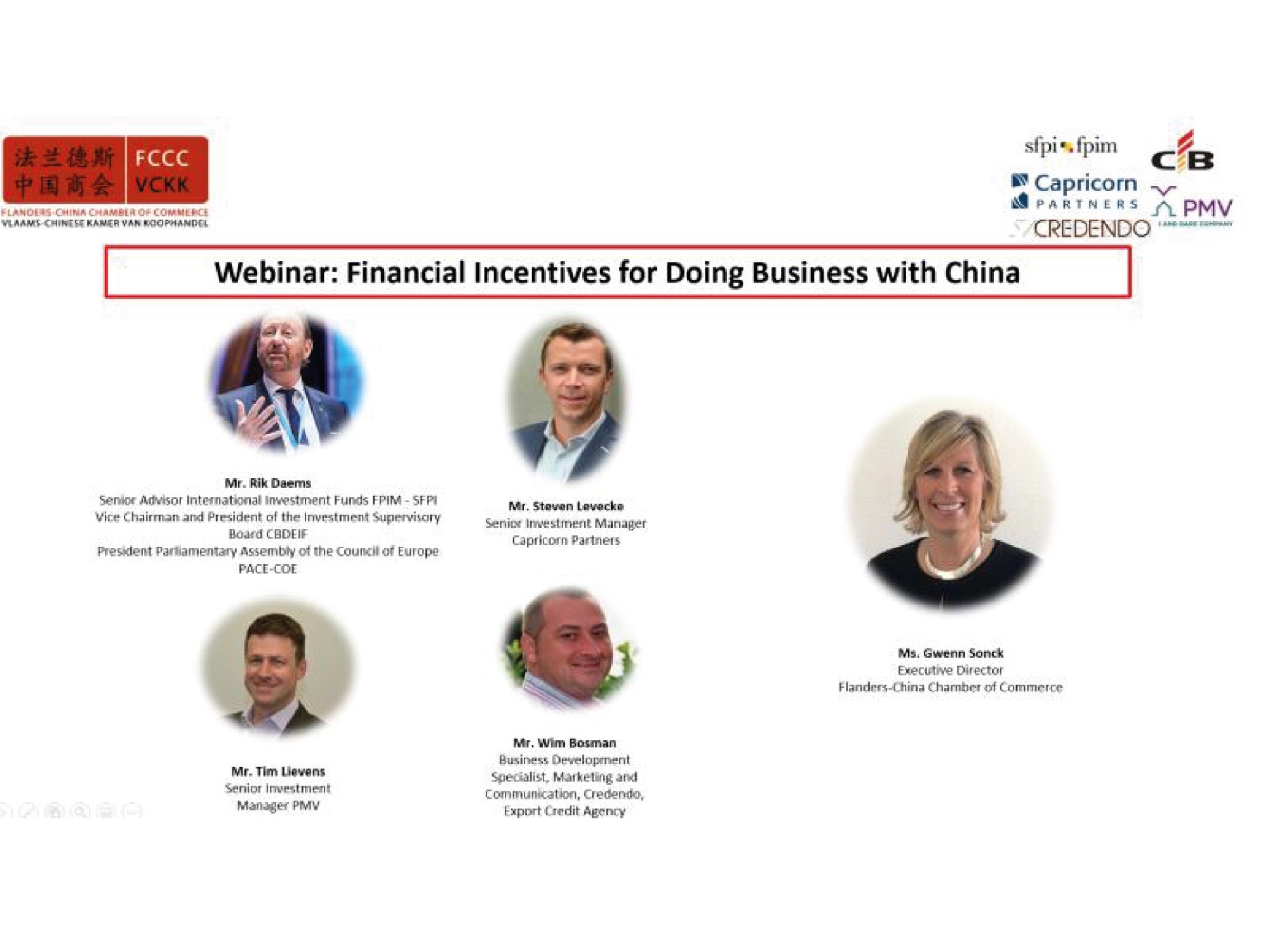 Webinar: Financial Incentives for Doing Business with China