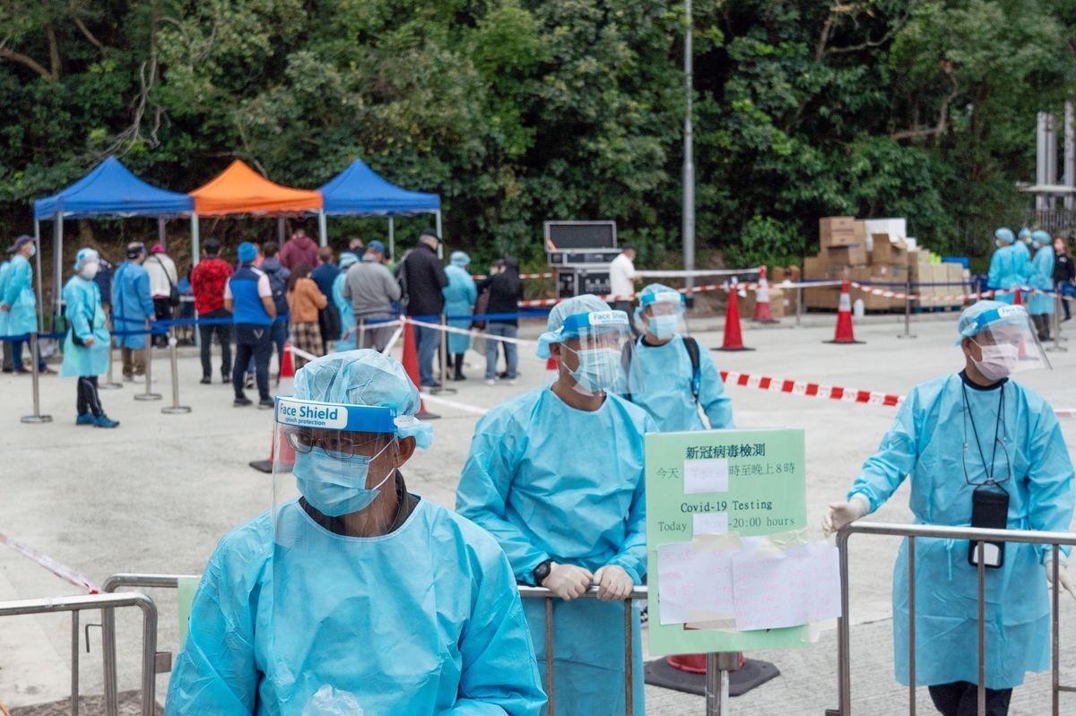 Hong Kong reports thousands of daily Covid cases