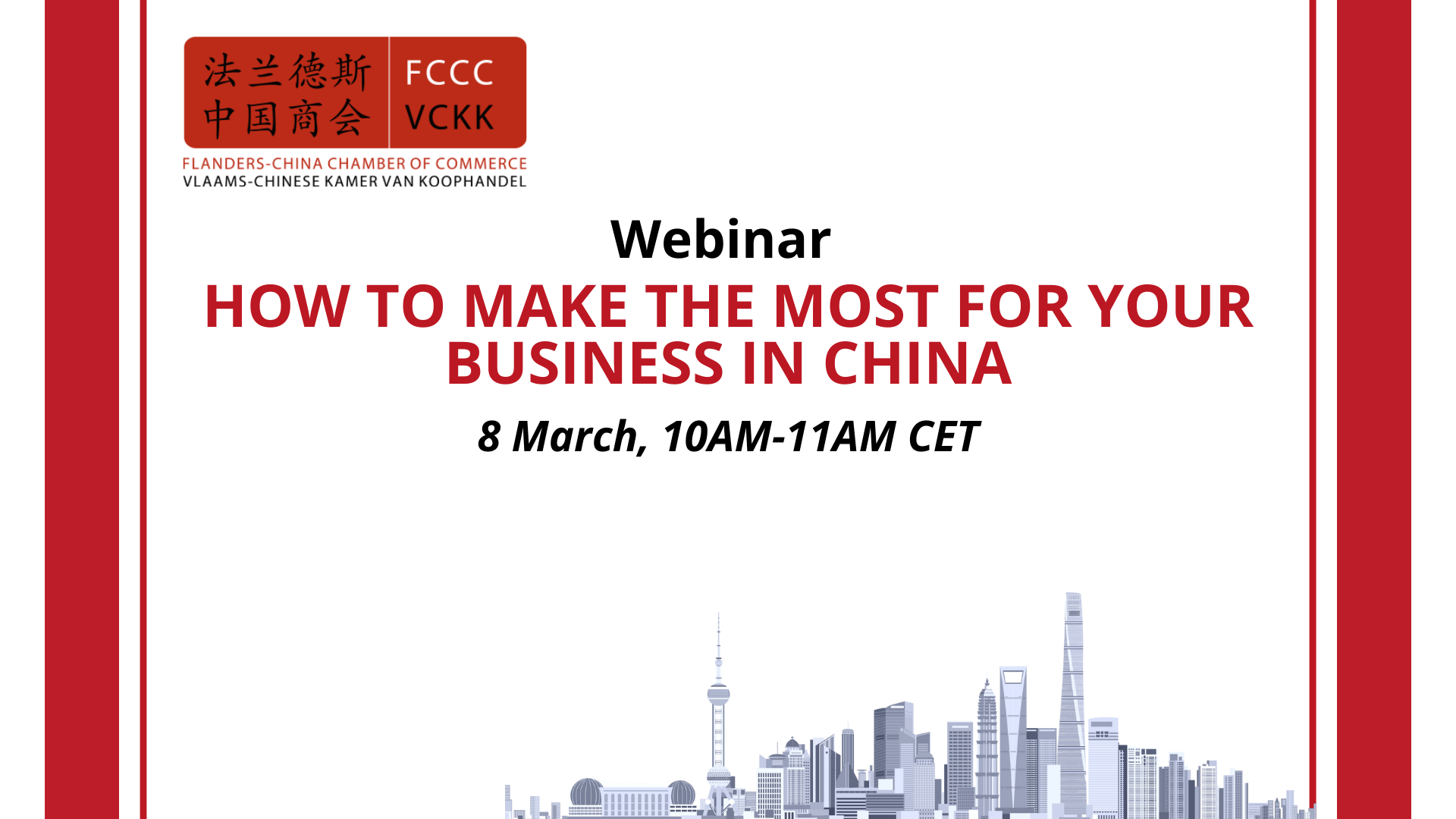 Webinar: How to make the most for your business in China in 2022