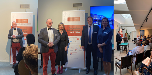 Walking dinner with the new Flemish Economic Representatives in China, Mr Koen De Ridder (Beijing) and Mr Frank Van Eynde (Shanghai) – 25 August 2022