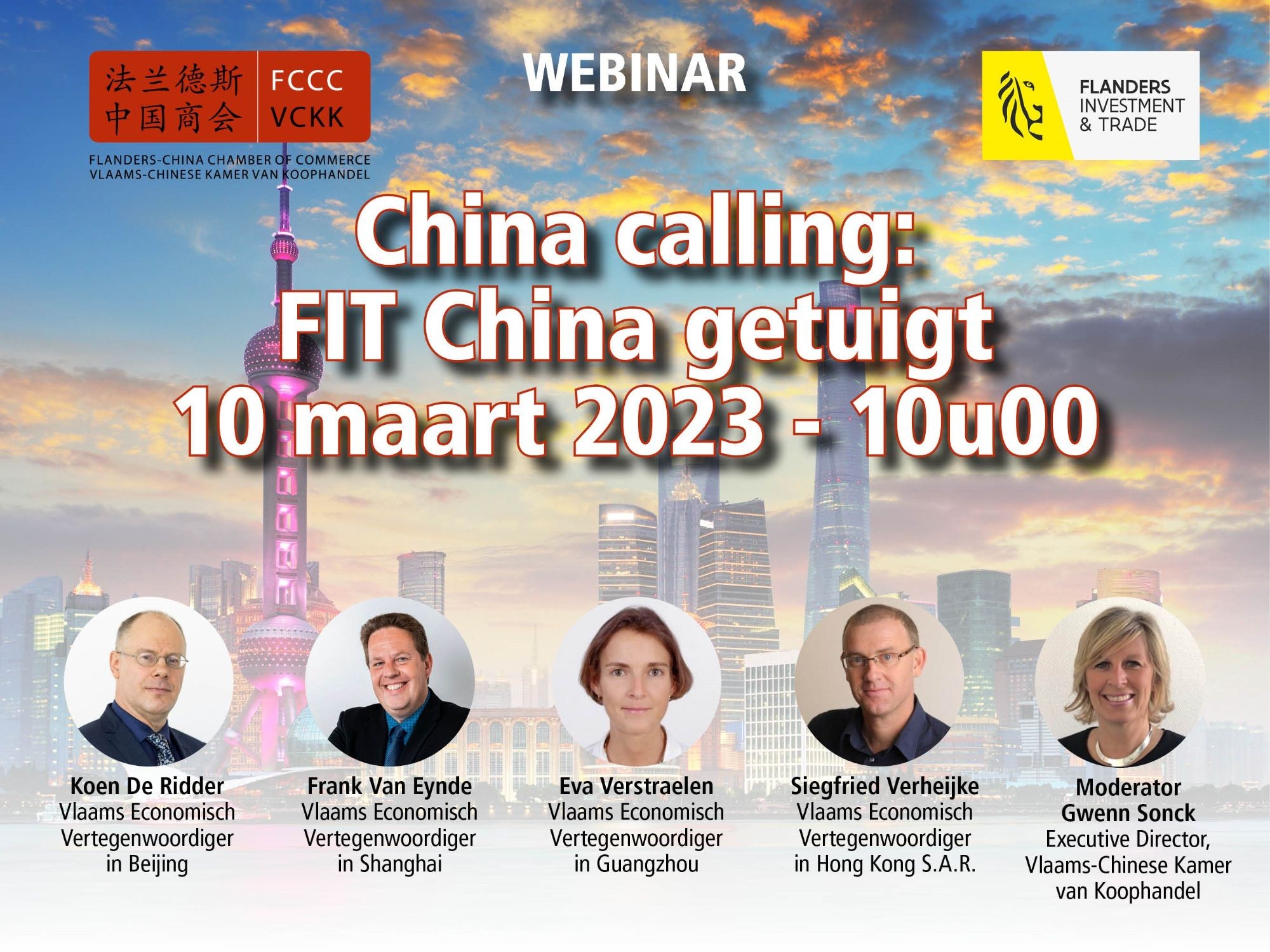 Webinar: China calling - FIT China getuigt - 10 maart 2023 - 10h00 CET