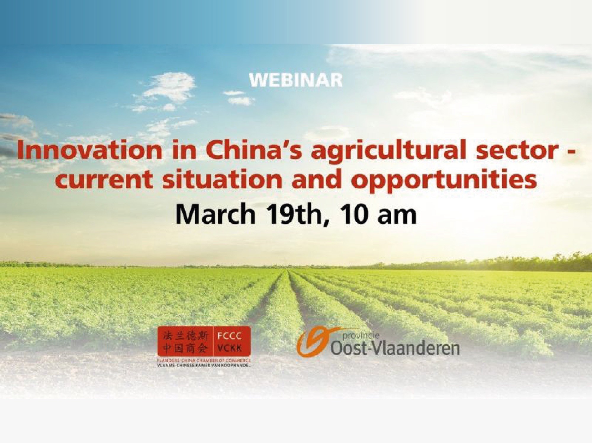 Webinar: Opportunities in China's agricultural sector