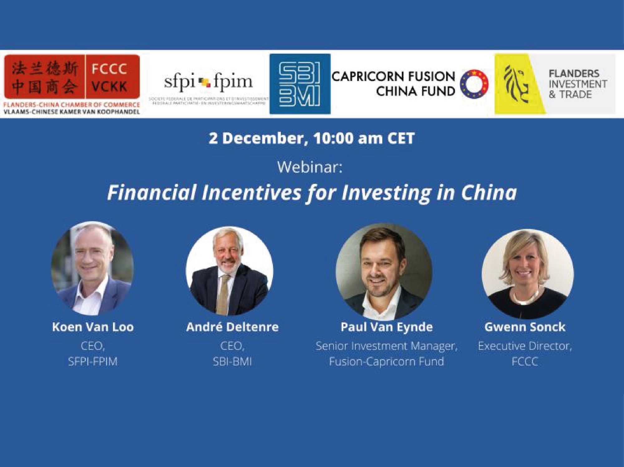 Webinar: Financial Incentives for investing in China