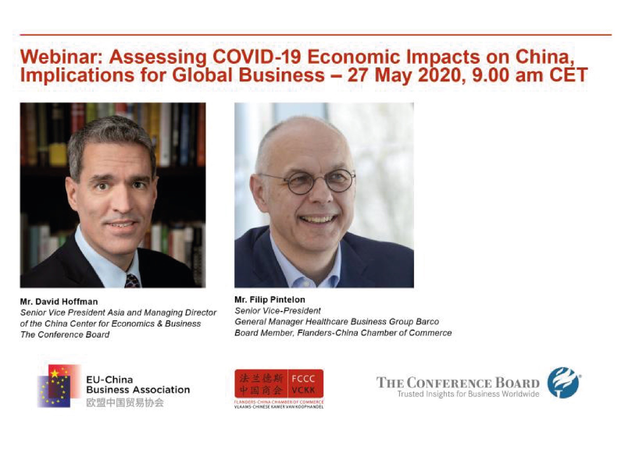 Webinar: Assessing COVID-19 Economic Impacts on China - Implications for Global Business