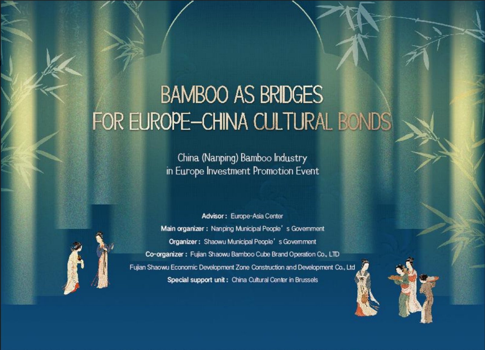 BAMBOO AS BRIDGES FOR EUROPE-CHINA CULTURAL BONDS - 18 October 2024 - 10 AM