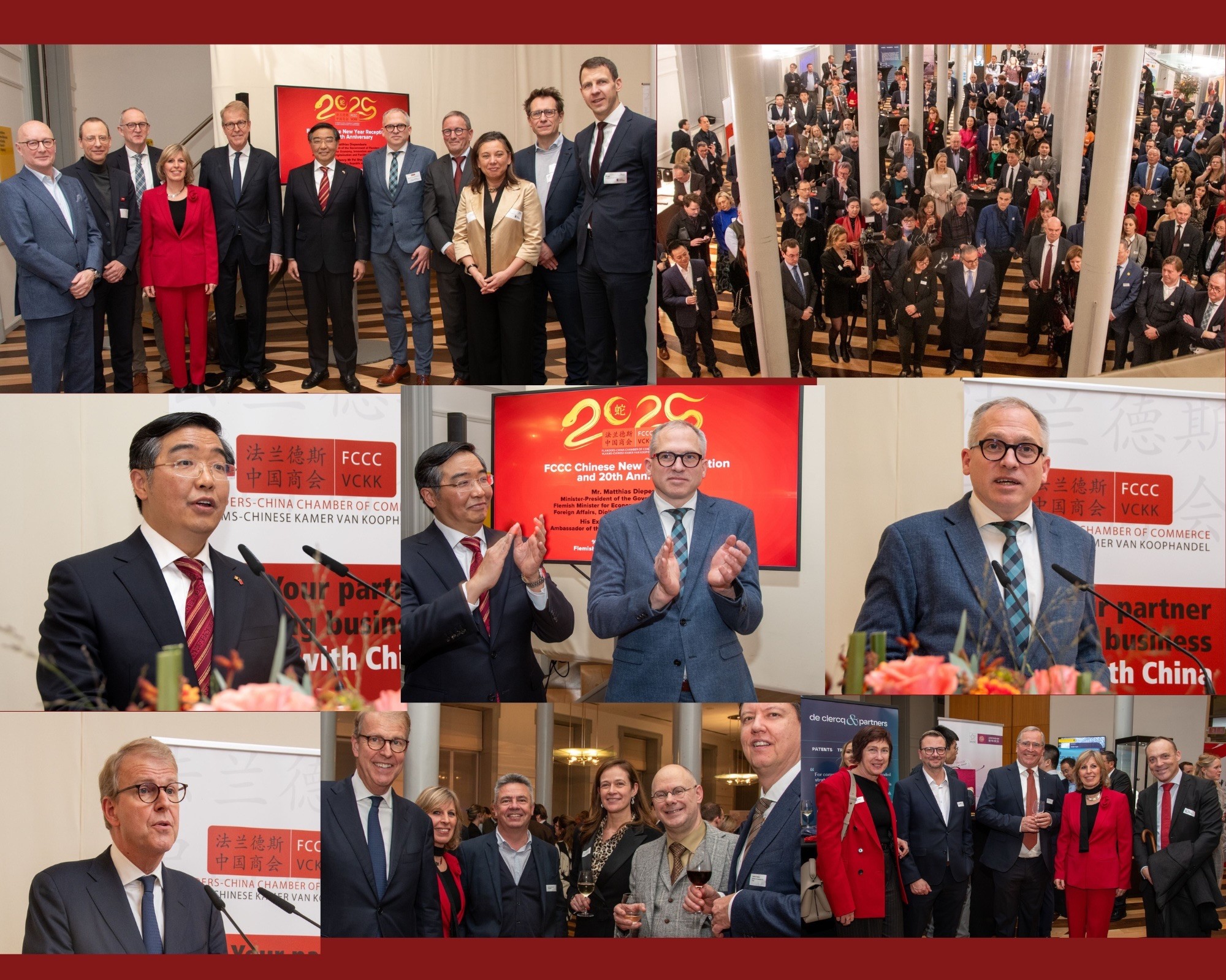 Chinese New Year Reception & 20th Anniversary Celebration of the Flanders China Chamber of Commerce – 10 February 2025 – Brussels