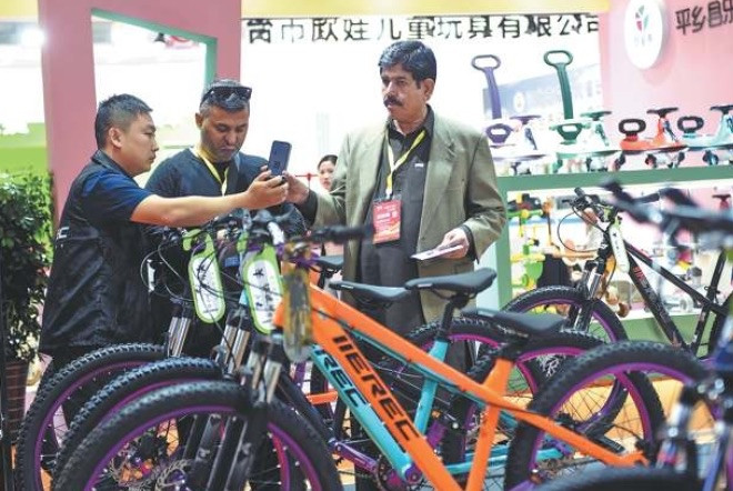 Hebei's Pingxiang county becoming a global hub for the bicycle, child stroller and toy car industry