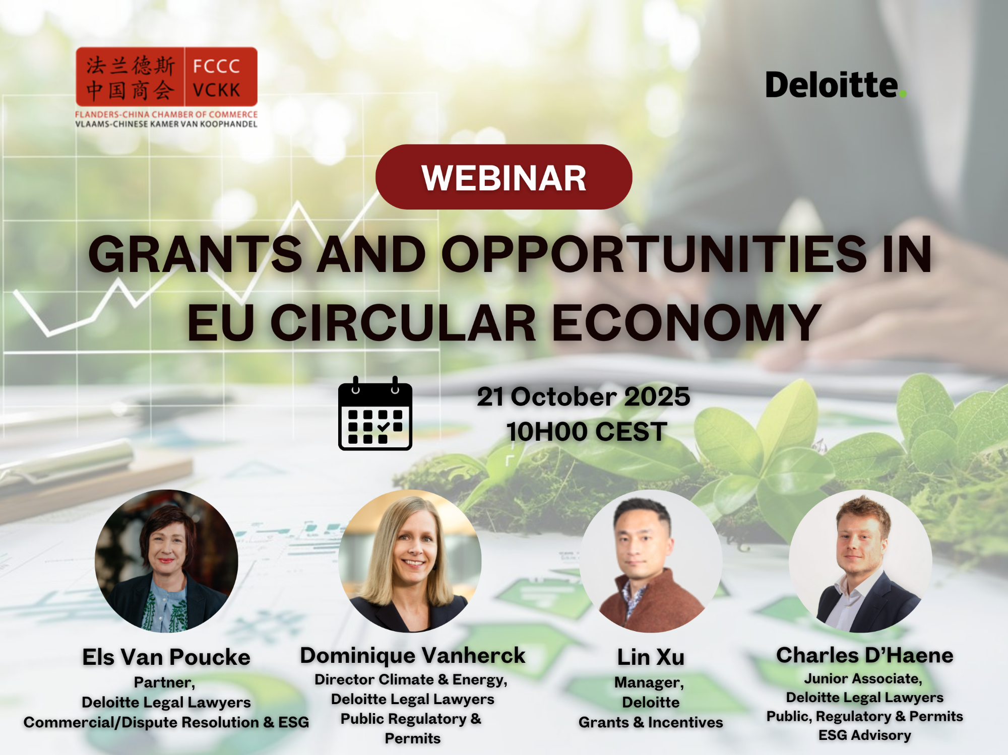 Webinar: Grants and Opportunities in EU Circular Economy - 21 October - 10 AM - CEST