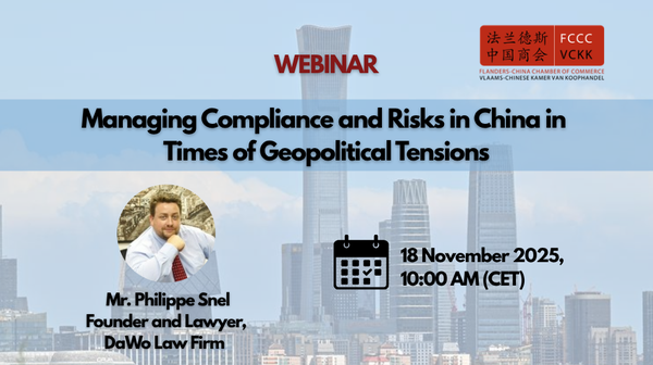 Webinar: Managing Compliance and Risks in Times of Geopolitical Tensions 18 November 2025