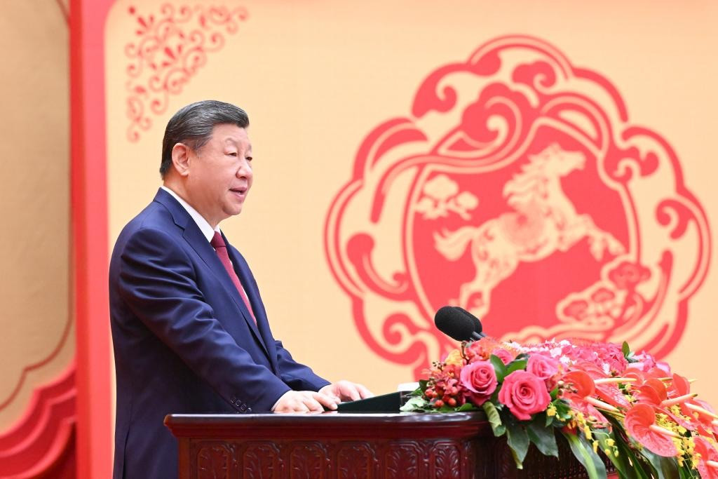 President Xi delivers message of strength and optimism to welcome the Year of the Horse