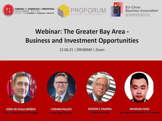 Webinar: “The Greater Bay Area – Business and Investment Opportunities” 22 June 2021, 09:00 am in London, 10:00 am CEST