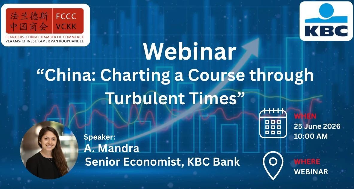 Webinar: China: charting a course through turbulent times – A. Mandra – KBC Bank – 25 June – 10h CEST