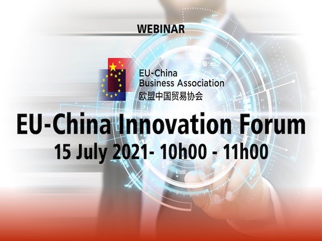 Webinar: EU-China Forum on Innovation – July 15, 2021, 10h00 – 11h00