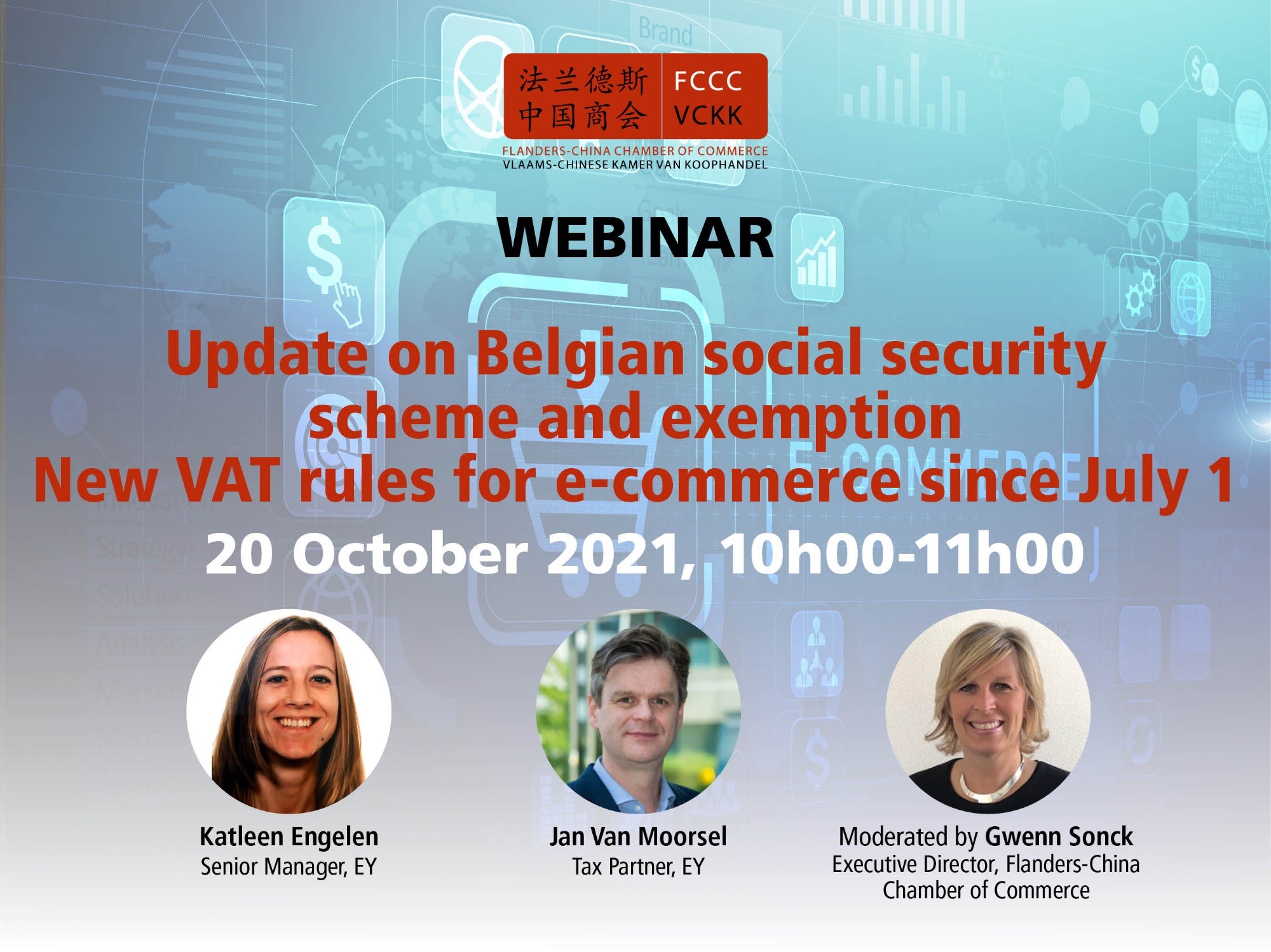 Webinar: Update on Belgian social security scheme and exemption; New VAT rules for e-commerce since July 1 – 20 October 2021