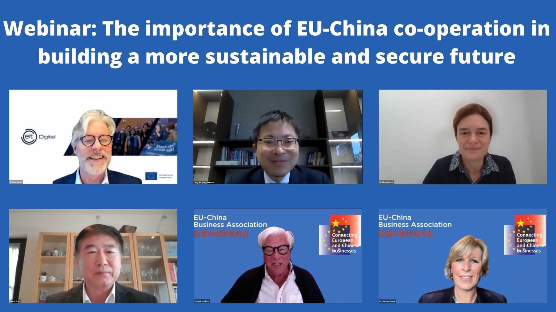 Webinar: The importance of EU-China cooperation in building a more sustainable and secure future – 14 December 2021