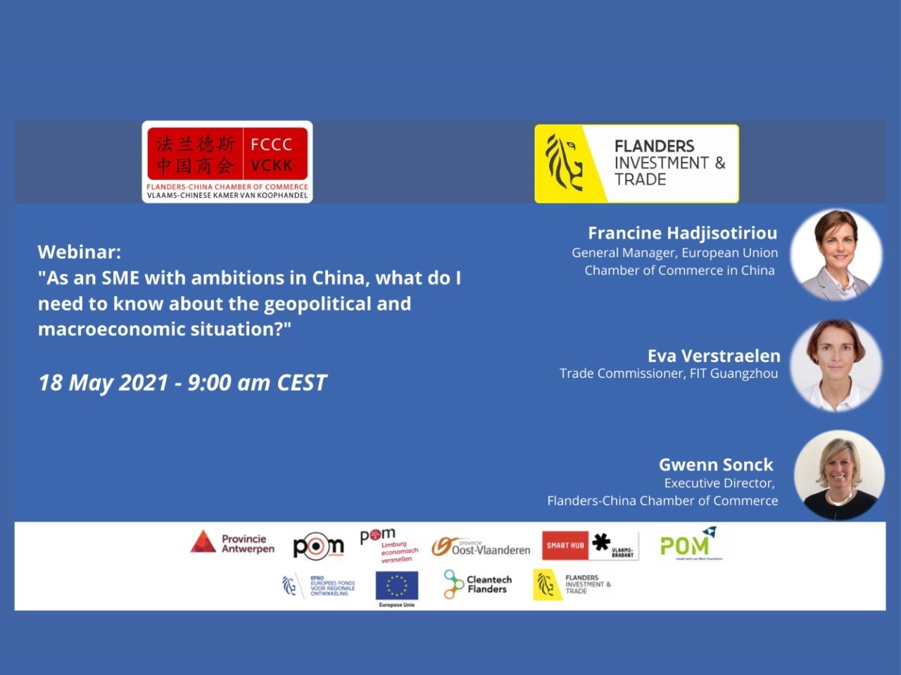 Webinar: “As an SME with ambitions in China, what do I need to know about the geopolitical and macroeconomic situation?”